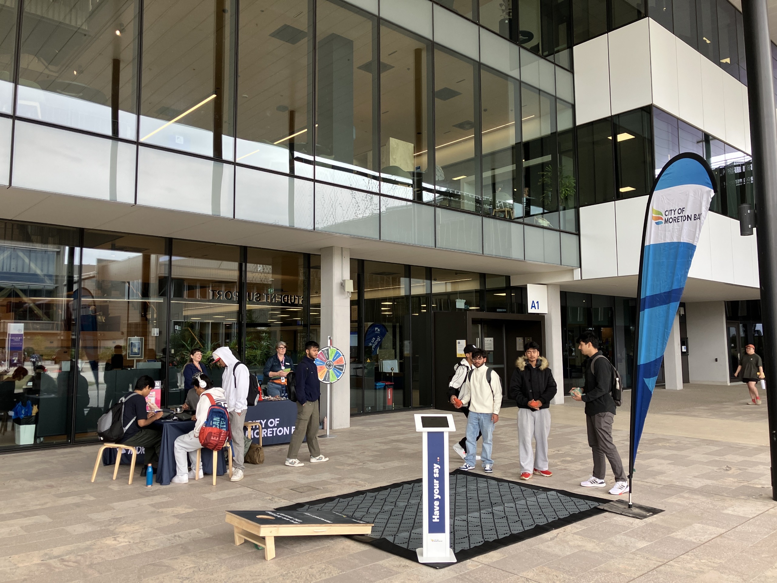 Community pop-up at Sunshine Coast University (Petrie Campus)