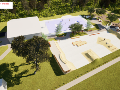 Indicative 3D modelling of the final concept design