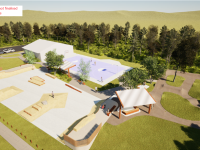 Indicative 3D modelling of the final concept design