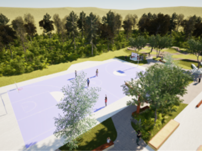 Indicative 3D modelling of the final concept design